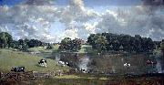 John Constable Wivenhoe Park, Essex, Wohnsitz des Major-Generals Rebow oil painting artist